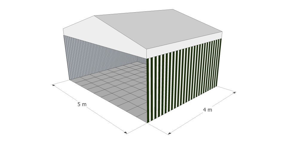 wrijving moord Respect Partytent huren, 5x4 meter - Feestering Partyverhuur